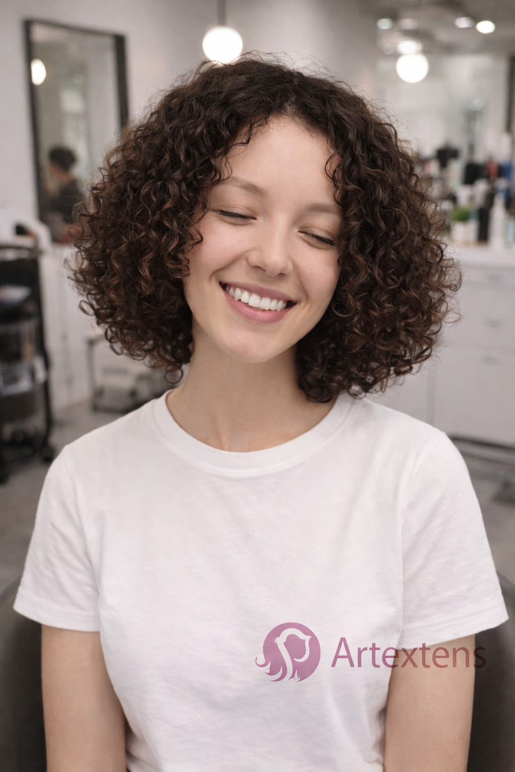 Peluca Semi Oncológica Rizada 35 cm · Belleza Natural que Acompaña y Reconforta