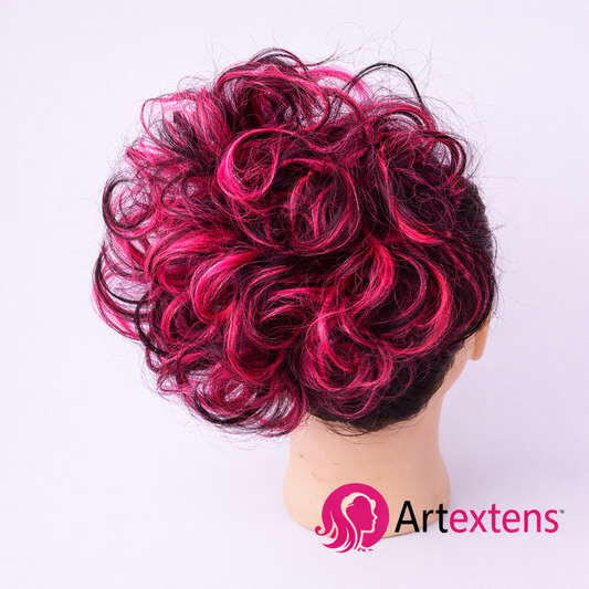 DONA Artextens · Postizo de Cabello Natural con Color Fantasía Editorial